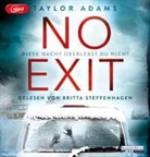 Taylor Adams, Britta Steffenhagen - No Exit, 2 Audio-CD, 2 MP3 (Hörbuch)
