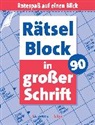 Eberhard Krüger - Rätselblock in großer Schrift. Bd.90