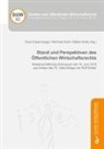 Sve Eisenmenger, Sven Eisenmenger, Winfrie Kluth, Winfried Kluth, Stefan Korte - Stand und Perspektiven des Öffentlichen Wirtschaftsrechts