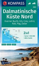 KOMPASS-Karte GmbH, KOMPASS-Karten GmbH, KOMPASS-Karten GmbH, KOMPASS-Karten GmbH - KOMPASS Wanderkarte 2901 Dalmatinische Küste Nord 1:100.000