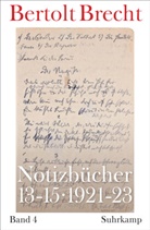 Bertolt Brecht, Marti Kölbel, Martin Kölbel, Villwock, Villwock, Peter Villwock - Notizbücher - 4: Notizbücher 13-15