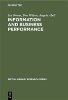 Angela Abell, Ia Owens, Ian Owens, To Wilson, Tom Wilson - Information and Business Performance