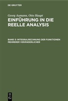 Geor Aumann, Georg Aumann, Otto Haupt - Georg Aumann; Otto Haupt: Einführung in die reelle Analysis - Band 3: Integralrechnung der Funktionen mehrerer Veränderlicher