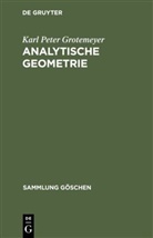Karl Peter Grotemeyer - Analytische Geometrie