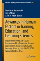 Tare Ahram, Tareq Ahram, Waldemar Karwowski, Salman Nazir - Advances in Human Factors in Training, Education, and Learning Sciences