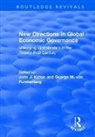 Furstenberg, George M. von Furstenberg, John J. Kirton - New Directions in Global Economic Governance