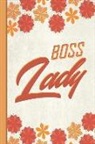 Flowerpower, Robustcreative - Best Mom Ever: Boss Lady Inspirational Gifts for Woman 6x9 Cute Autumn Orange Pattern