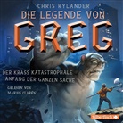 Chris Rylander, Marius Clarén - Die Legende von Greg 1: Der krass katastrophale Anfang der ganzen Sache, 4 Audio-CD (Hörbuch)