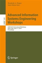 Henderi A Proper, Henderik A Proper, Henderik A. Proper, Stirna, Stirna, Janis Stirna - Advanced Information Systems Engineering Workshops