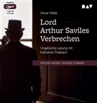 Oscar Wilde, Katharina Thalbach - Lord Arthur Saviles Verbrechen, 1 Audio-CD, 1 MP3 (Audio book)