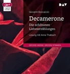 Giovanni Boccaccio, Anna Thalbach - Decamerone. Die schönsten Liebeserzählungen, 1 Audio-CD, 1 MP3 (Hörbuch)
