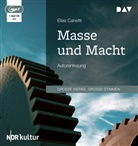 Elias Canetti, Elias Canetti - Masse und Macht, 1 Audio-CD, 1 MP3 (Audiolibro)