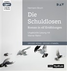 Hermann Broch, Werner Rehm - Die Schuldlosen. Roman in elf Erzählungen, 2 Audio-CD, 2 MP3 (Audiolibro)