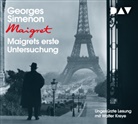 Georges Simenon, Wolfgang Stockmann, Walter Kreye - Maigrets erste Untersuchung, 5 Audio-CD (Livre audio)