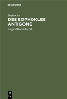 Sophocles, Sophokles, Augus Boeckh, August Boeckh - Des Sophokles Antigone