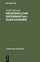 Guido Hoheisel - Gewöhnliche Differentialgleichungen