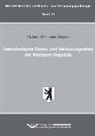 Robert Chr. van Ooyen, Robert Chr. van Ooyen - Demokratische Staats- und Verfassungslehre der Weimarer Republik