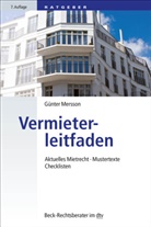 Günter Mersson, Günter (Dr.) Mersson - Vermieterleitfaden