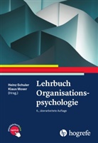 Moser, Moser, Klaus Moser, Hein Schuler, Heinz Schuler - Lehrbuch Organisationspsychologie