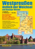 Dirk Bloch - Landkarte Westpreußen östlich der Weichsel und Danziger Werder
