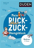 Silke Heilig, Jürgen Rieckhoff, Barbara Scholz, Patrick Wirbeleit, Patrick und Frauke Wirbeleit - Mein Ruckzuck-Übungsblock Rechnen 3. Klasse
