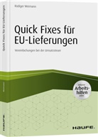 Rüdiger Weimann - Quick fixes für EU-Lieferungen