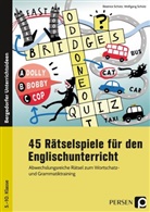 Béatrice Schütz, Wolfgan Schütz, Wolfgang Schütz - 45 Rätselspiele für den Englischunterricht