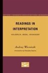 Andrzej Warminski - Readings in Interpretation
