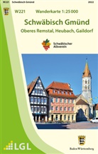 Landesamt für Geoinformation und Landentwicklung Baden-Württemberg, Lg, LGL - Topographische Wanderkarte Baden-Württemberg Schwäbisch Gmünd