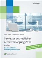 Margret Kisters-Kölkes, Henriette Meissner, Frank Wörner, Henriette Meissner - Texte zur betrieblichen Altersversorgung 2019