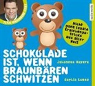 Sophia Gomez, Hayers, Johannes Hayers, Tetje Mierendorf - Schokolade ist, wenn Braunbären schwitzen, 1 Audio-CD, MP3 (Hörbuch)