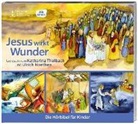 Monika Arnold, Susanne Brandt, Klaus-Uwe Nommensen, Ulrich Noethen, Katharina Thalbach - Jesus wirkt Wunder. Die Hörbibel für Kinder. Gelesen von Katharina Thalbach und Ulrich Noethen, 1 Audio-CD (Hörbuch)