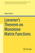 Barry Simon - Loewner's Theorem on Monotone Matrix Functions