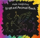 Isabelle Metzen, gondolino Kratzelwelt - Mein magisches KratzelAusmalBuch (Einhorn), m. Holzstift