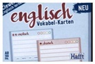 Stefan Klingberg, Andreas Reiter - Vokabel-Karten Englisch 100 Stück A8, Standard einzeln