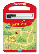 Trötsch Verlag GmbH &amp; Co. KG - Schreib und wisch weg - Labyrinthe, m. Stift