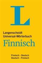 Redaktion Langenscheidt, Langenscheid Redaktion, Langenscheidt Redaktion - Langenscheidt Universal-Wörterbuch Finnisch