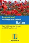 Redaktion Langenscheidt, Langenscheid Redaktion, Langenscheidt Redaktion - Langenscheidt Universal Phrasebook Italian