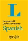 Redaktion Langenscheidt, Langenscheid Redaktion, Langenscheidt Redaktion - Langenscheidt Universal Dictionary Spanish