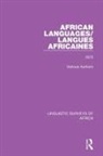 Various Authors, Various Authors, Various Authors (Professor of Indian Ocean Studies - African Languages/langues Africaines