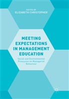 Elizabet Christopher, Elizabeth Christopher - Meeting Expectations in Management Education