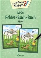 Julia Gerigk, Loewe Kreativ, Loewe Lernen und Rätseln - Die verflixten Sieben - Mein Fehler-Such-Buch - Pferde