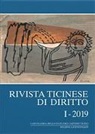 Rivista ticinese di diritto I-2019