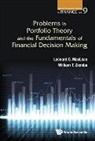 Leonard C Maclean &amp; William T Ziemba, Leonard C Maclean, Leonard C. MacLean, Ziemba William T, Raymond G. Vickson, William T Ziemba... - PROBLEM PORTFOLIO THEORY & FUNDAMENTAL FIN DECISION MAKING