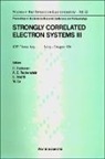 G. Baskaran, A E Ruckenstein, A. E. Ruckenstein, Erio Tosatti, Lu Yu - Strongly Correlated Electron Systems III - Proceedings of the Adriatico Research Conference and Miniworkshop