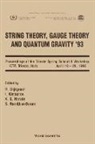 Robbert Dijkgraaf, Dijkgraaf Robbert, Igor R Klebanov, Igor R Klebanov, Igor R. Klebanov, Kumar Shiv Narain... - String Theory, Gauge Theory And Quantum Gravity '93 - Proceedings Of The Trieste Spring School And Workshop