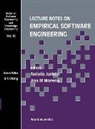 Natalia Juristo, Ana M Moreno, Ana M. Moreno - Lecture Notes On Empirical Software Engineering