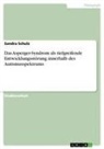 Sandra Schulz - Das Asperger-Syndrom als tiefgreifende Entwicklungsstörung innerhalb des Autismusspektrums
