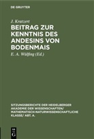 J Kratzert, J. Kratzert, Ernst Anton Wülfing, E. A. Wülfing - Beitrag zur Kenntnis des Andesins von Bodenmais