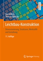 Thomas Gänsicke, Bern Klein, Bernd Klein - Leichtbau-Konstruktion